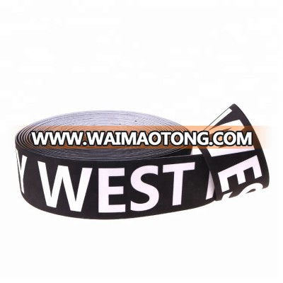 Customized jacquard weave elastic waist band belt for sportswear