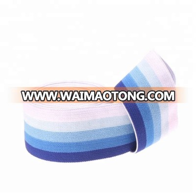 Custom nylon Wholesale polyester jacquard elastic webbing tape for Garment Bags