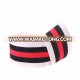 Factory price custom printed secondary color ribbon jacquard cotton webbing tape