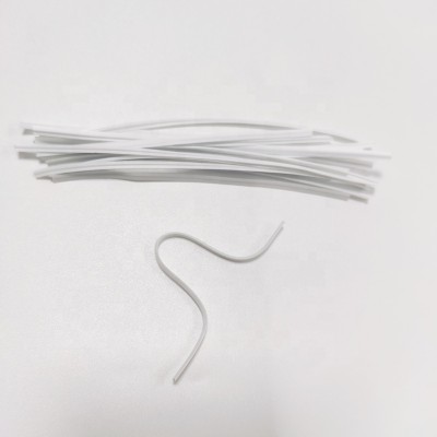 Factory stock 2.5mm single core plastic coated nose bar/nose wire for facemask